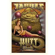 Star Wars Jabba's Hutt Club Cantina Paper Giclee Art Print